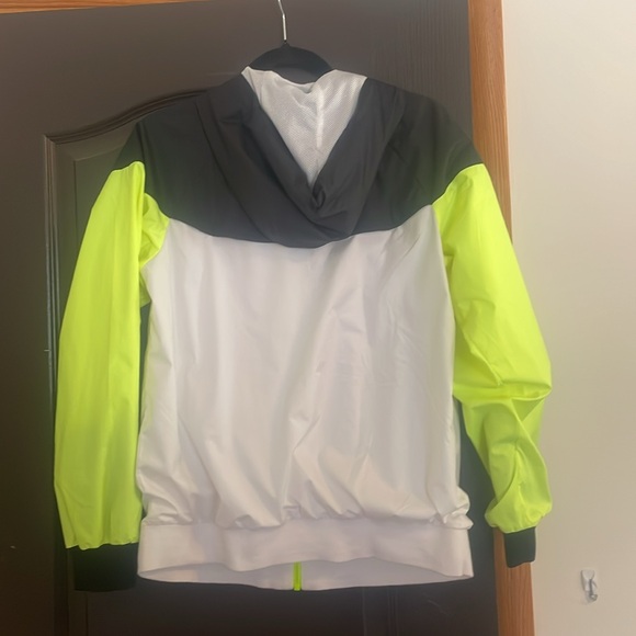 Nike Neon Yellow and Black Windbreaker/Raincoat - Picture 4 of 4